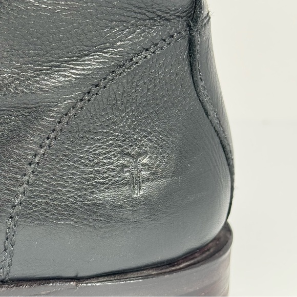 Frye Women's Veronica Leather Lace Up Combat Boots Black Size 10 - Picture 7 of 12